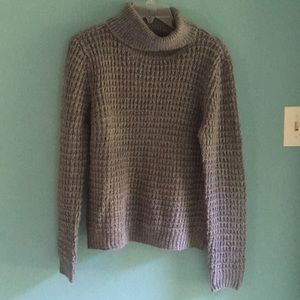 Forever 21 Grey Turtleneck Knit Sweater